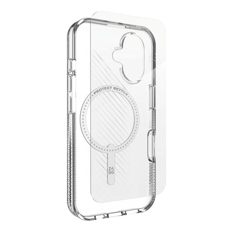 ZAGG Bundle Luxe SNAP PCR sklo 360 Apple iPhone 16 Plus Průhledný