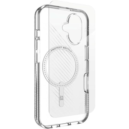 ZAGG Bundle Luxe SNAP PCR sklo 360 Apple iPhone 16 Plus Průhledný