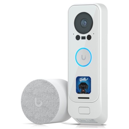 Ubiquiti UVC-G4 Doorbell Pro PoE Kit - G4 Doorbell Professional PoE Kit - White UVCG4DOORBELLPROPOEKITWH