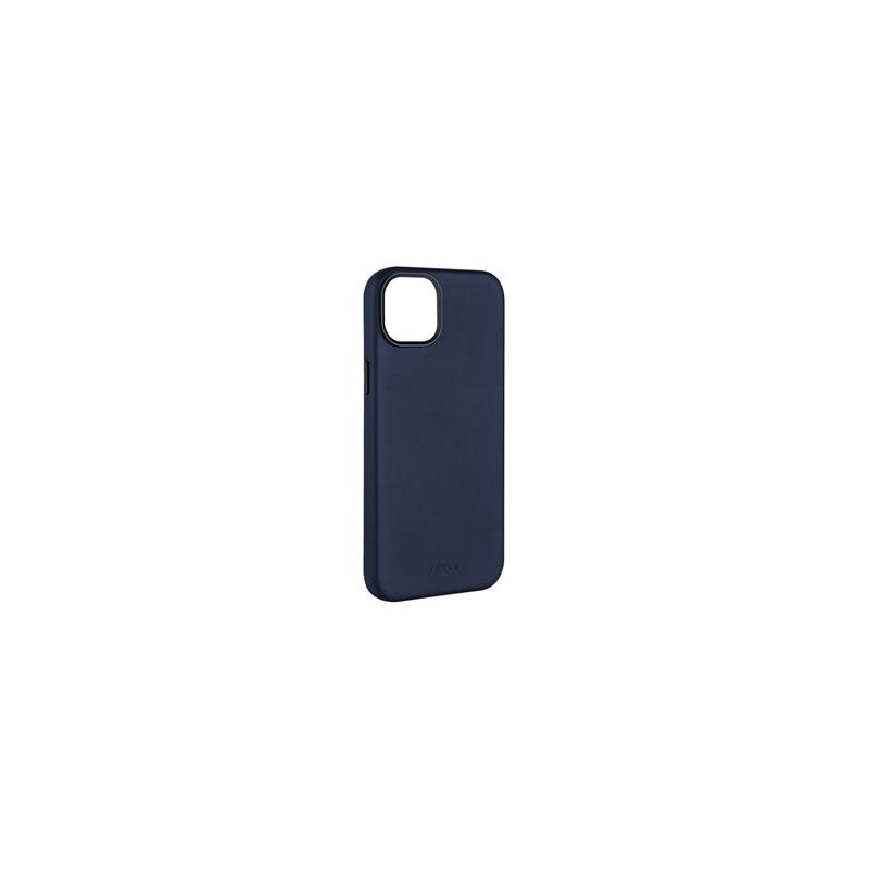FIXED MagLeather kožený kryt iPhone 14, modrý
