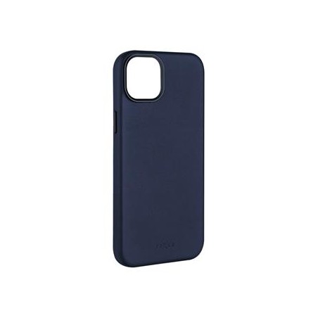 FIXED MagLeather kožený kryt iPhone 14, modrý