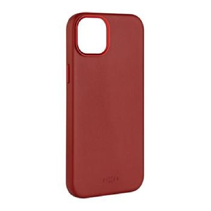 FIXED MagLeather kožený kryt iPhone 14, červený