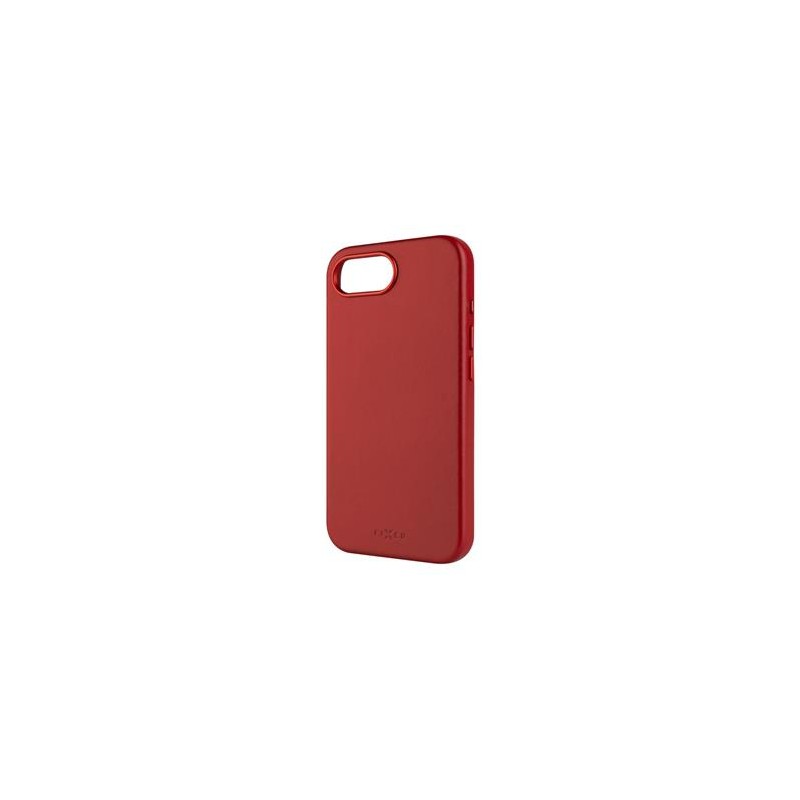 FIXED MagLeather kožený kryt iPhone 16e, červený