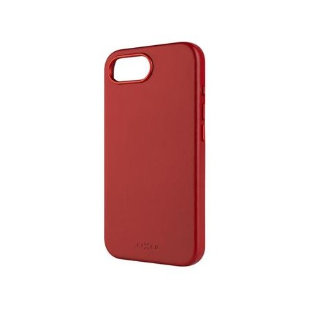 FIXED MagLeather kožený kryt iPhone 16e, červený