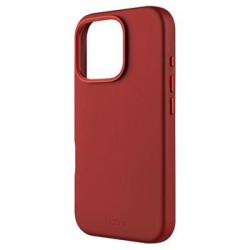 FIXED MagLeather kožený kryt iPhone 16 Pro červený