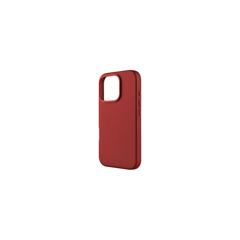 FIXED MagLeather kožený kryt iPhone 16 Pro červený