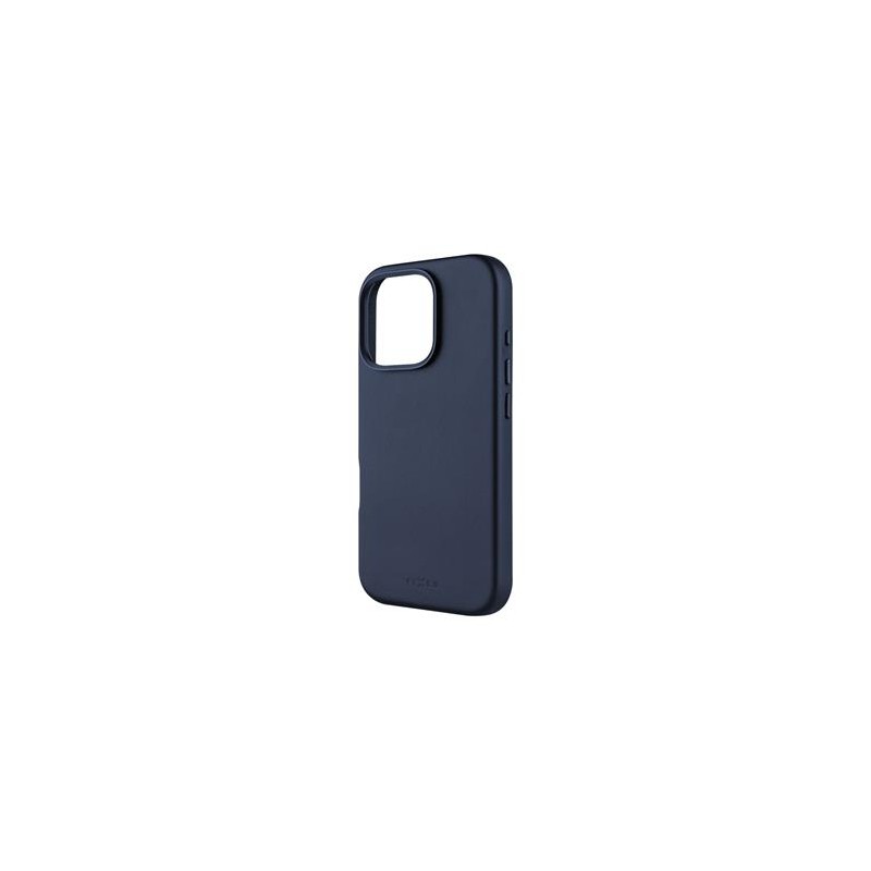 FIXED MagLeather kožený kryt iPhone 16 Pro, modrý