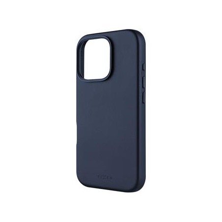 FIXED MagLeather kožený kryt iPhone 16 Pro, modrý
