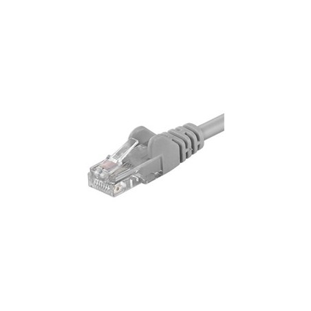 PremiumCord Patch kabel UTP RJ45-RJ45 CAT6 1,5m šedá