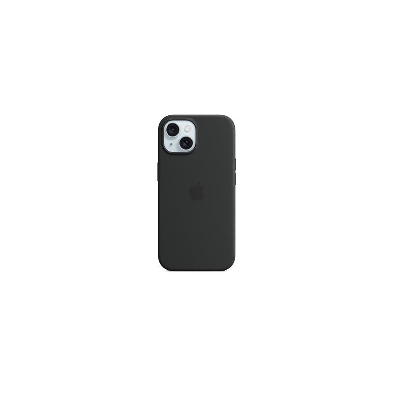 iPhone 15 + Silicone Case with MagSafe - Black