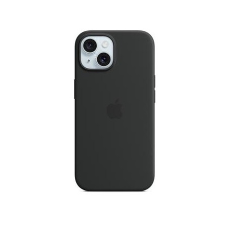 iPhone 15 + Silicone Case with MagSafe - Black