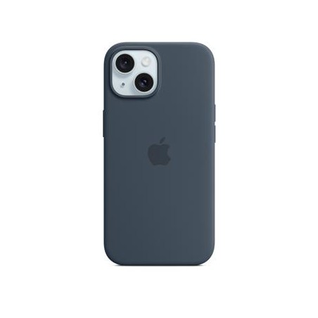 iPhone 15+ Silicone Case with MagSafe - Storm Blue
