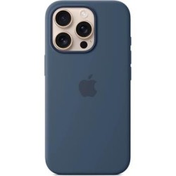 iPhone 16 Pro Silicone Case with MS - Denim