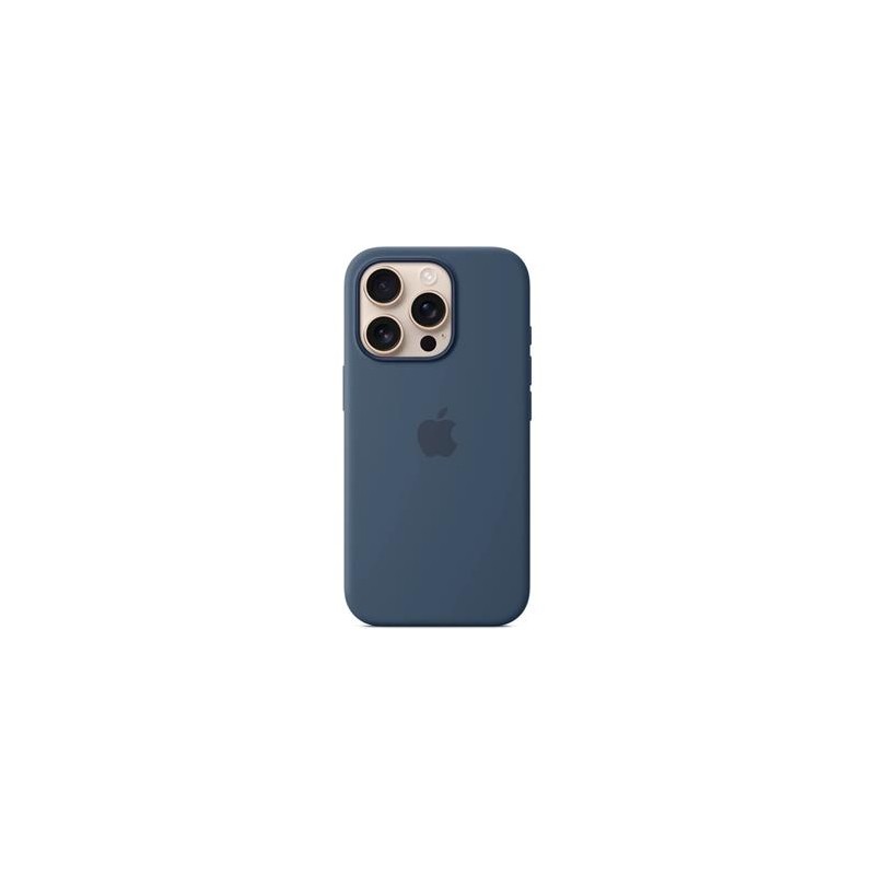 iPhone 16 Pro Silicone Case with MS - Denim