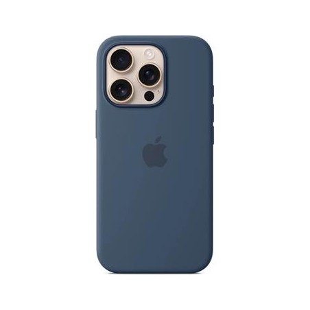iPhone 16 Pro Max Silicone Case with MS - Denim