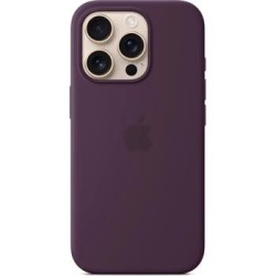iPhone 16 Pro Silicone Case with MS - Plum