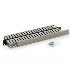 Vyvazovací panel 1U 19" oboustranná plast. lišta