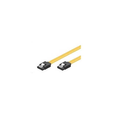 PremiumCord 0,3m SATA 3.0 datový kabel 1.5GBs / 3GBs / 6GBs, kov.západka