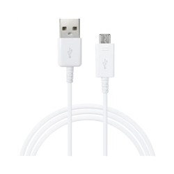 Samsung datový kabel EP-DG925UWE, micro USB, bílá (bulk)