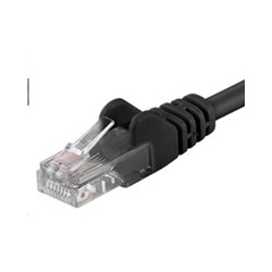 PremiumCord Patch kabel UTP RJ45-RJ45 CAT6 0.25m černá