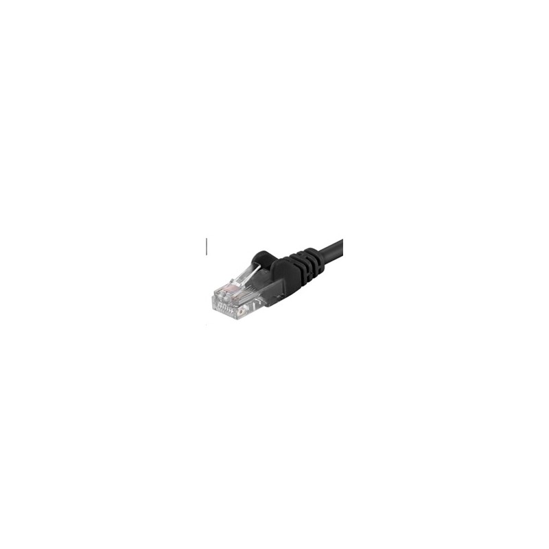 PremiumCord Patch kabel UTP RJ45-RJ45 CAT6 0.25m černá