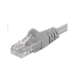 PremiumCord Patch kabel UTP RJ45-RJ45 CAT6 0.1m šedá