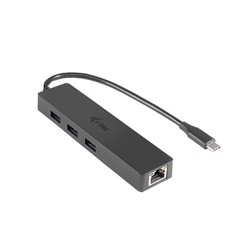i-tec USB-C 3.1 Slim 3-portový HUB + RJ-45