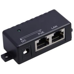 Maxlink pasivní PoE adaptér s LED,jack 2,1/5,5mm, Gigabitová verze