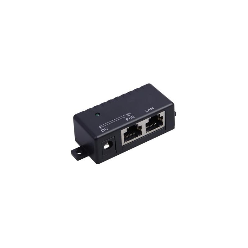 Maxlink pasivní PoE adaptér s LED,jack 2,1/5,5mm, Gigabitová verze