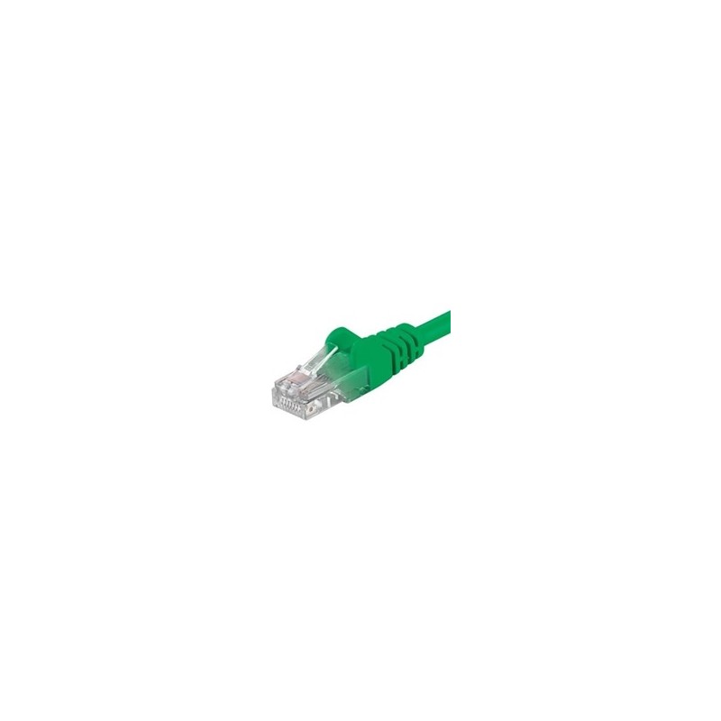PremiumCord Patch kabel UTP RJ45-RJ45 CAT6 1,5m zelená