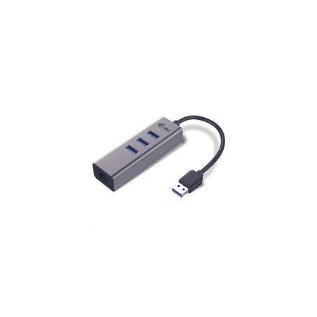 i-tec USB 3.0 Metal HUB 3 Port + Gigabit Ethernet Adapter