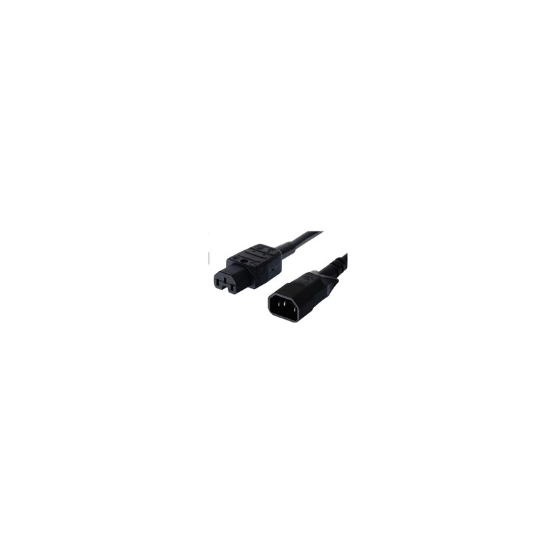 PREMIUMCORD Kabel napájecí 230V prodlužovací 2m (konektory IEC320 C14 - C15)