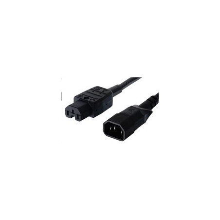 PREMIUMCORD Kabel napájecí 230V prodlužovací 2m (konektory IEC320 C14 - C15)