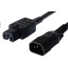 PREMIUMCORD Kabel napájecí 230V prodlužovací 2m (konektory IEC320 C14 - C15)