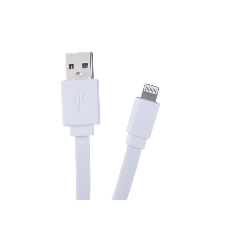 Kabel AVACOM LIG-120W USB - Lightning, 120cm, bílá