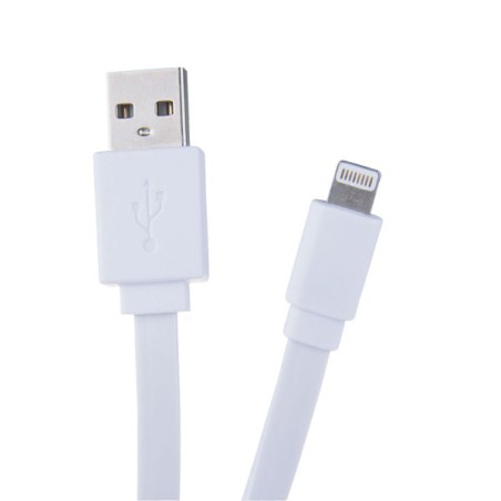 Kabel AVACOM LIG-120W USB - Lightning, 120cm, bílá