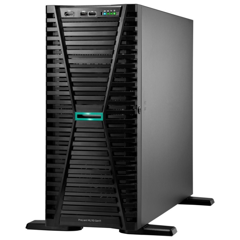 HPE PL ML110g11 3508U (2.1G/8C) 1x32G 2x2TB/7.2k SATA 2x1000W 4LFF VROC 2x1G NBD333 Smart Choice