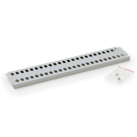 19" čelní panel pro optickou vanu 2U černá