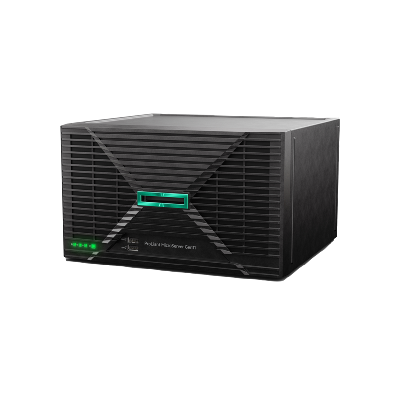 HPE PL MicroServer Gen11 G7400 (3.7/2C) 16G VROC 4LFF-NHP 1TB HDD 4p1G NBD111 iLo port (P65741-B21) Smart Choice