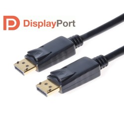 PremiumCord DisplayPort 1.2 přípojný kabel M/M, zlacené konektory, 5m KPORT405