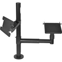 Virtuos Pole - Sestava - stojan 500 mm s prodluž. ramenem a držáky VESA a pokladní tiskárny