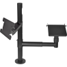 Virtuos Pole - Sestava - stojan 500 mm s prodluž. ramenem a držáky VESA a pokladní tiskárny