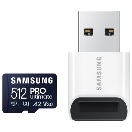 Samsung PRO Ultimate/micro SDXC/512GB/UHS-I U3 / Class 10/+ Adaptér/Modrá