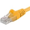 PremiumCord Patch kabel UTP RJ45-RJ45 CAT6 10m žlutá