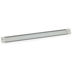 19' záslepka 1U plastový zámek, síto 75%-4mm