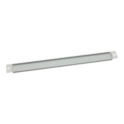 19' záslepka 2U plastový zámek, síto 75%-4mm