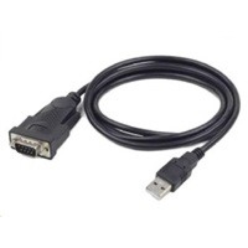 GEMBIRD Kabel adapter USB-serial 1,5m 9 pin (com), černý