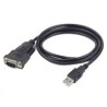 GEMBIRD Kabel adapter USB-serial 1,5m 9 pin (com), černý