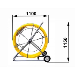 Laminátové protahovací péro "kobra" 12mm 200m