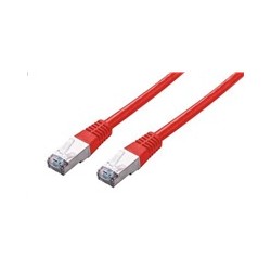 C-TECH kabel patchcord Cat5e, FTP, červený, 2m